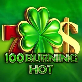 100 Burning Hot slot logo by Amusnet Interactive at Weiss Casino