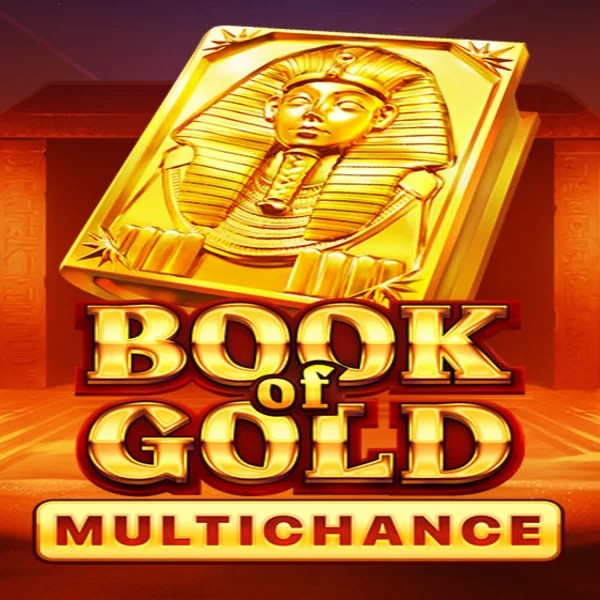 Book of Gold Multichance game by Playson – logo hosted on Weiss Casino