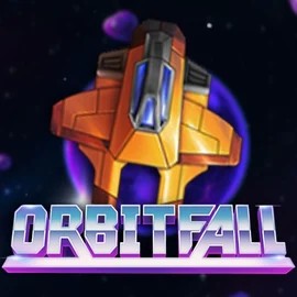 Orbitfall slot logo by ELK Studios at Weiss Casino