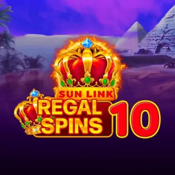 Regal Spins 10 by PatePlay, showcased at weisskaszino.org – game logo