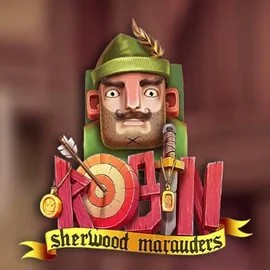 Official Slots logo: Robin Sherwood Marauders by Yggdrasil at Weiss Casino